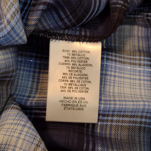 Autumn Adeigbo Carson dress black blue brown white plaid women's size 10 - Picture 8 of 9